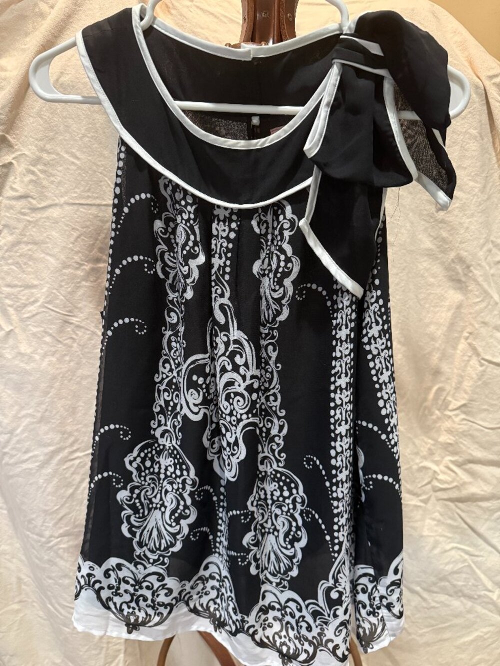 Black and White tank top